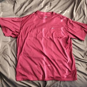 Red Nike Mens Dri-fit Tshirt